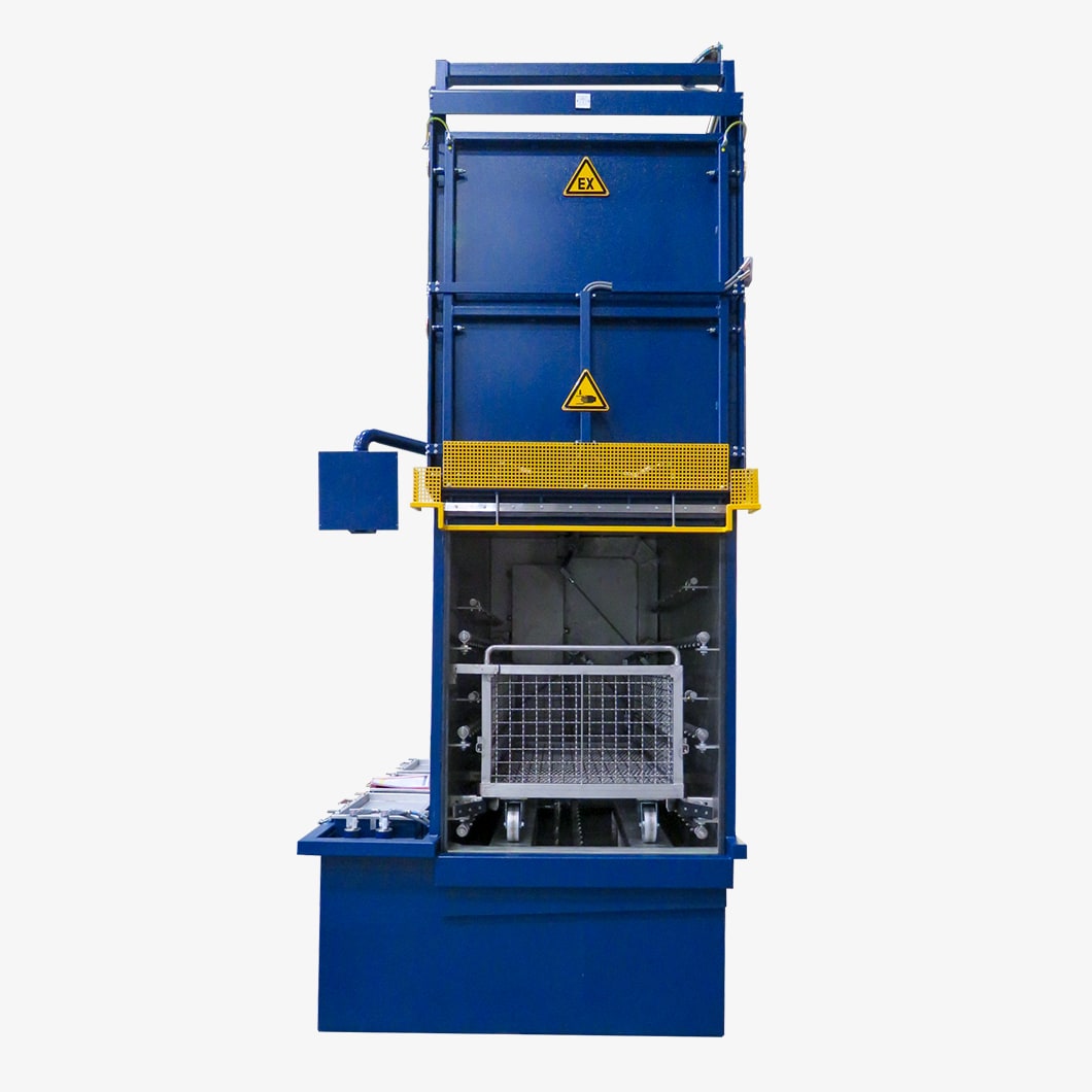 freigestellte Ansicht der Waschmaschine 319 für Druckteile und Trolleys