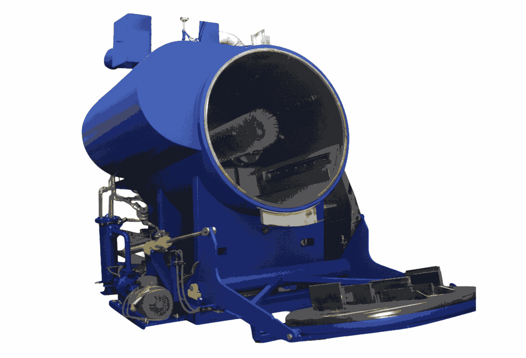 Waschmaschine BKM von Renzmann zur Innenreinigung von Behältern mit Bürste