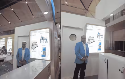 Renzmann at the Paperex trade show in New Delhi 2025